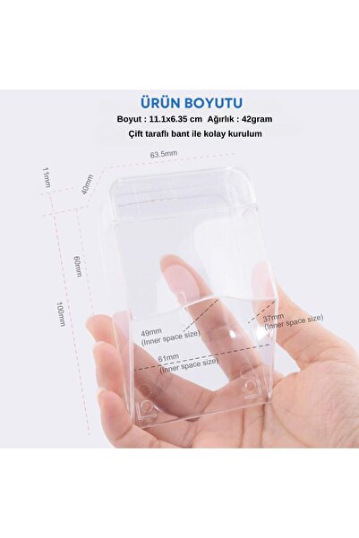 TruvaTicaret Koruyucu Kapak - Kablosuz Kapı Zili Su Geçirmez Kapak