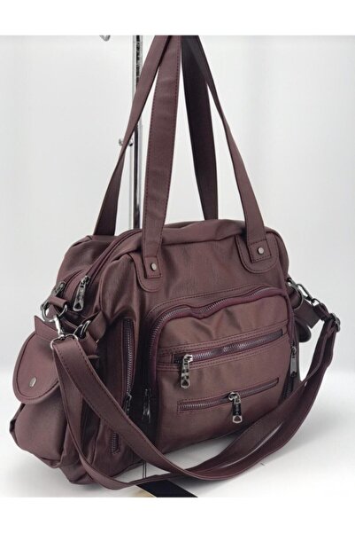 MEGA ÇANTA Geantă de damă Bordeaux de umăr și crossbody Tm1135