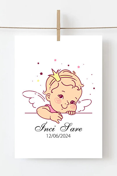 My Baby's First Hair Memory Card MDL010 First Hair Memory (PERSONALIZED NAME and DATE) FRAMELESS