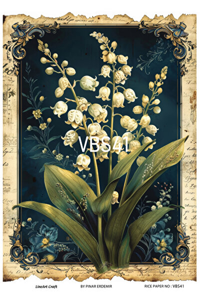 LİNEART ورق ديكوباج نحاسي - موديل VBS41، 30x42 سم