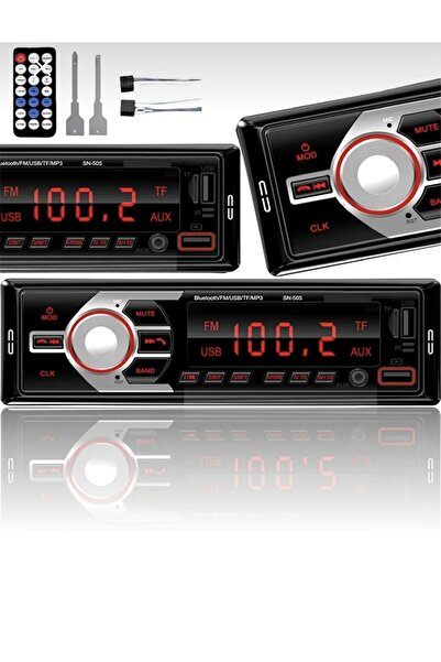 AGUILAS Agu-202 4x50 Waat Oto Teyp Otomobil Araba Radyosu Teyp Aux Şarj Giriş...