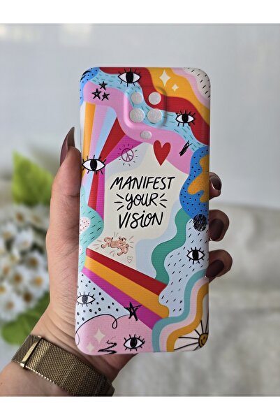 SUPER FRAME Xiaomi Redmi Note 9 PRO & Note 9S Uyumlu Baskılı Şeffaf Telefon K...