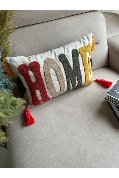 en gözde home Κεντητή θήκη μαξιλαριού Punch