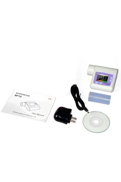 Genel Markalar Spirometre Cihazı Sp-10 Sft Solunum Fonksiyon Testi Spirometre Cihazı