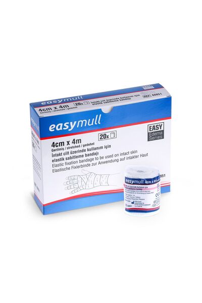 Easy Mull Lenfödem Parmak Bandajı 4cmx4m (1 KUTU / 20 ADET IÇERİR)