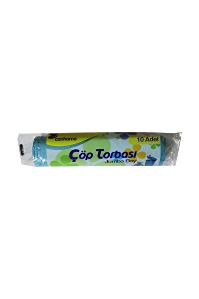 Kalbi Ticaret Çöp Torbası Jumbo Boy 80x110 Cm 10'lu X 1 Rulo Mavi Çöp Poşeti