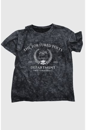 Fuddy Unisex TTPD Swift University 2024 Album Bask l Y kamal Ti ort Oversize TS Bask l Eskitme T Shirt Fiyat Yorumlar Trendyol