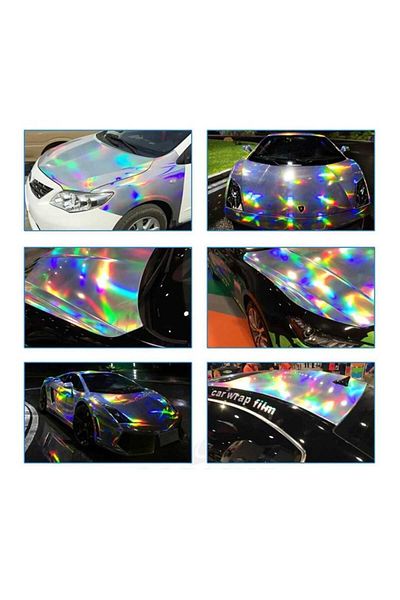 ESEMİZ Esemiz Hologram Rainbow - Rainbow Accessory Foil (20Cmx152Cm)