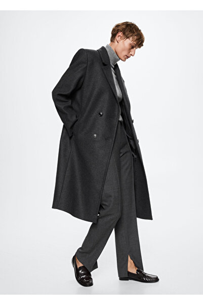 MANGO Woman Gray Women's Coat37055142