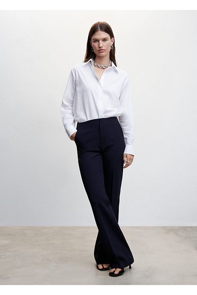 MANGO Woman Cămașă de damă Off-White47055866