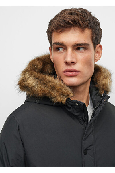 MANGO Kids Erkek Siyah Mont 37075903