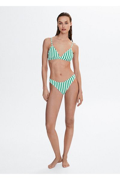 MANGO Woman Παστέλ Πράσινο Γυναικείο Μπικίνι Τοπ -47044007