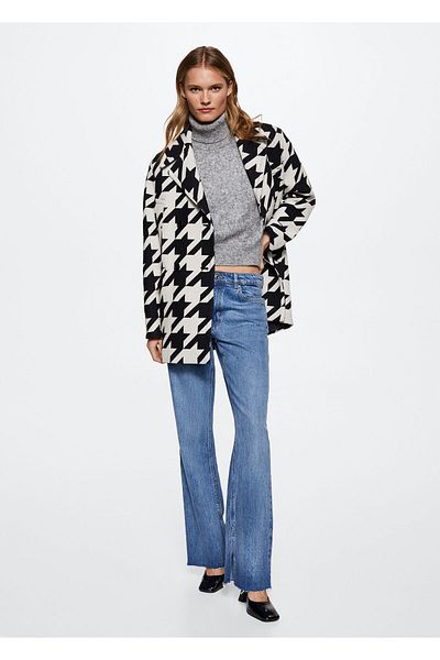 MANGO Woman Palton de damă Off-White37036719