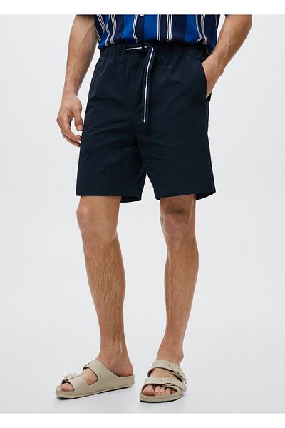 MANGO Man Marineblaue Shorts und Bermudas für Herren37000571