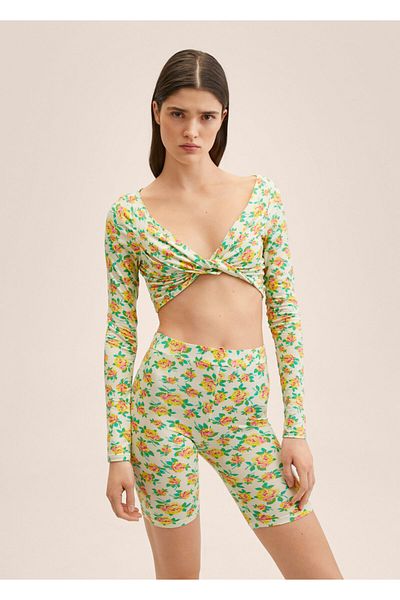 MANGO Woman Természetes női póló