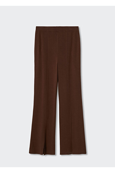 MANGO Woman Kahverengi Kadın Pantolon  37087715
