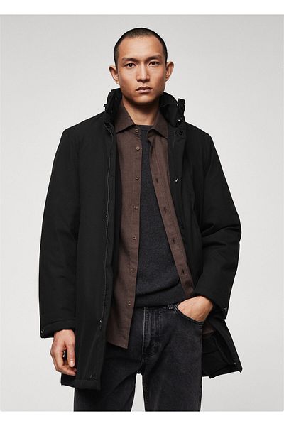 MANGO Woman Ανδρικό Black Parka27050187