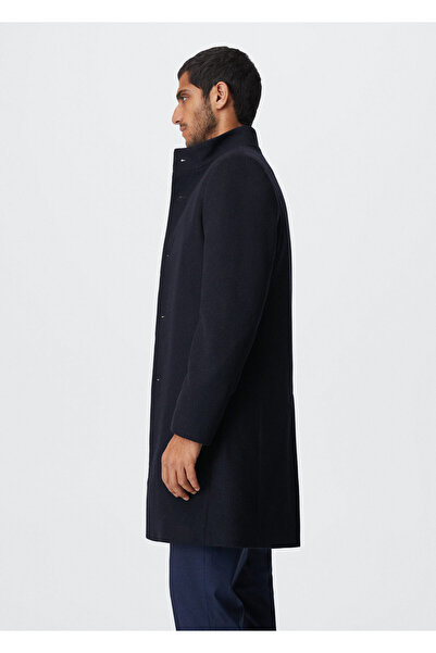 MANGO Man Lacivert Erkek Palto 37924001