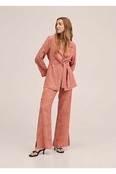 MANGO Kids Girl's Colorful Brown Trousers