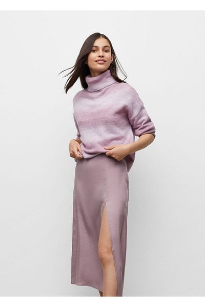 MANGO Kids Lilafarbener Mädchenrock