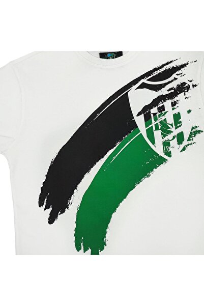 Cix Spor Μπλουζάκι με λαιμόκοψη με άδεια Kocaelispor Oversize Λευκό