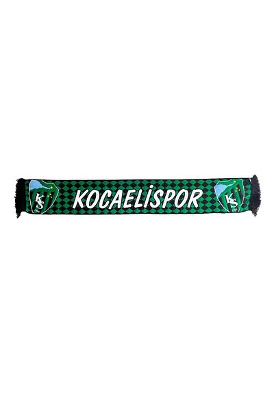 Cix Spor Kocaelispor Licensed Tile Woven Scarf Green-Black