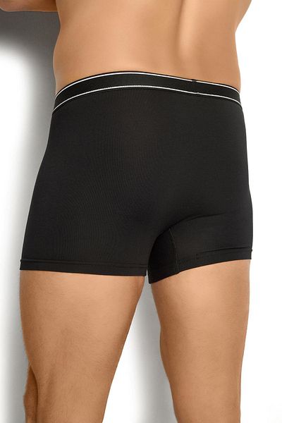 MYS GRUP TEKSTİL Ανδρικά σλιπ Lycra Boxer Σετ 3 τεμαχίων - Μαύρο Navy Blue Grey / 277