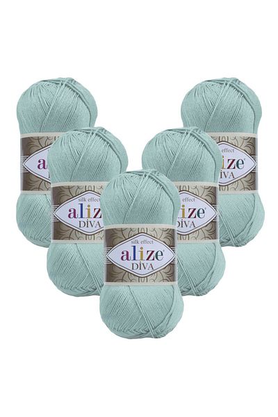Alize Diva 5 τεμαχίων 463 Nil Green πλεκτό νήμα