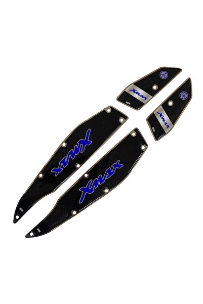 Gogo Yamaha Xmax 2014 - 2017 Uyumlu Mavi Krom Ayak Basamak