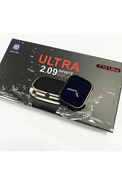 DigiMonster T10 Ultra 49 mm Çift Kordonu Watch 8 Akıllı Saat / Kablosuz Şarj / Arama / Mesaj Okuma / IPS Ekran