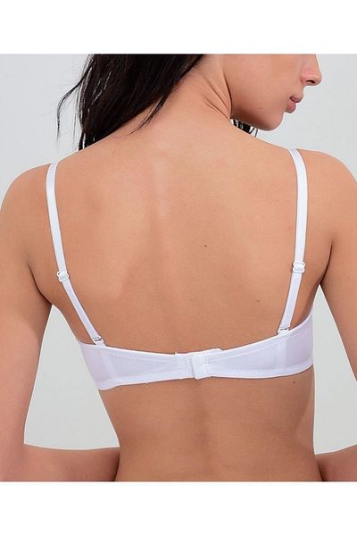 F.K Underwire Padded Detachable Strapless Bra with Straps