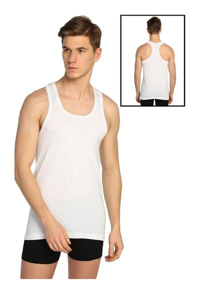 Seher Yıldız Pack of 3 White Men's Rambo Undershirt