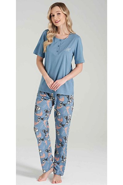 Pijadore Set pijama confortabil cu mânecă scurtă