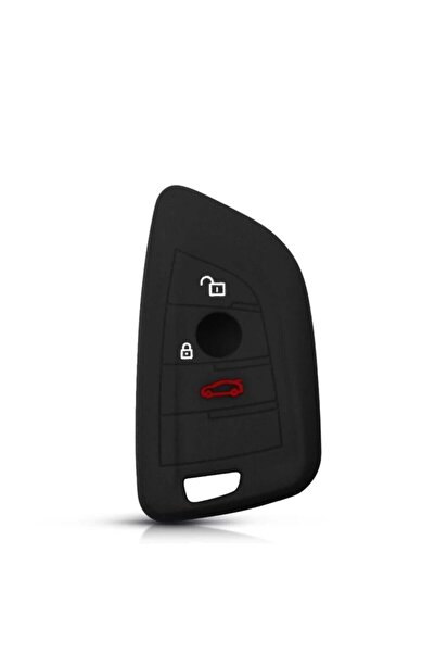 İKTUNING Husă pentru chei din silicon Bmw Seria 2 5 7 X1 X5 X6 (NEGRU)