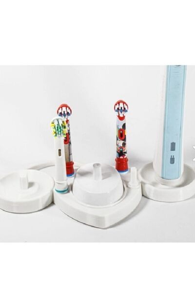 dream3d Şarjlı Diş Fırçaları Ve Başlıkları Için Stand / 2 Fırça 1 Şarj 4 Başl...