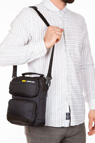 CERFF LEATHER CLUP Geantă de mână și de umăr impermeabilă unisex Imperteks multifuncțională 20x24cm