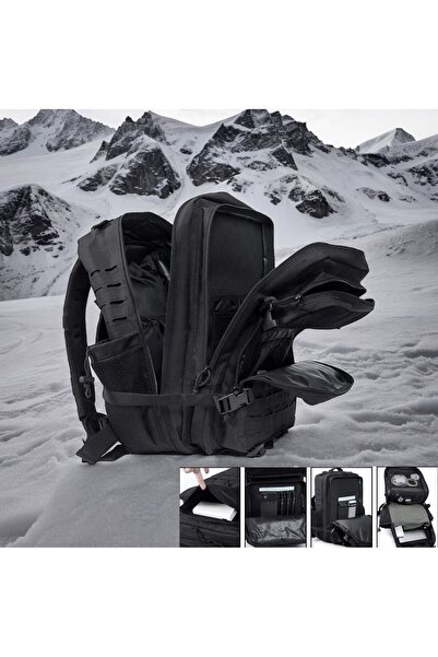 DSD 50 Lt Dağcı, Sporcu, Outdoor ,Kamp, Trekking Askeri Taktik Su Geçirmez Çok Bölmeli Sırt Çantası