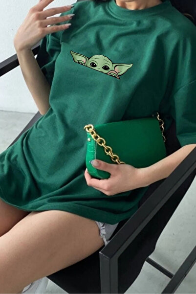 oneagılyazı Usta Yoda Star Wars Bisiklet Yaka Kısa Kollu Tişört