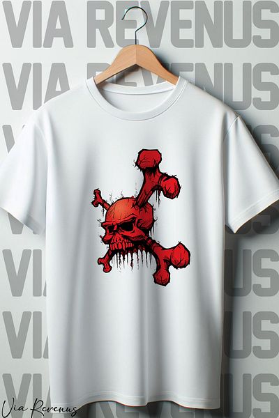 Vordevia Μπλουζάκι με στάμπα Danger Λευκό Oversize