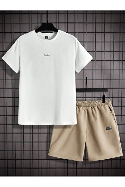 coolart Pantaloni scurți Freedom Minimal - Alb Bej Pantaloni scurți pentru ec...