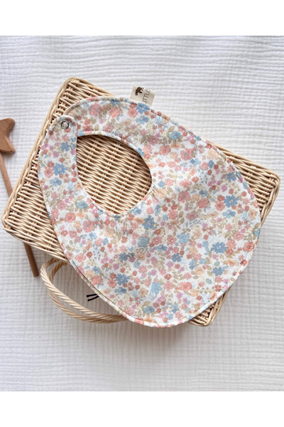 Little Dude Organik Pamuk Çift Taraflı Alezli Müslin Önlük