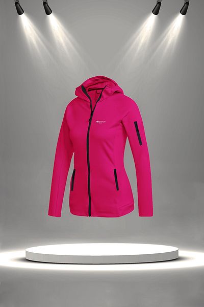 POSEIDON STORM Plus Size Women's Fuchsia New Supra Combed Fabric Design Tracksuit Set (4Xl-10Xl)