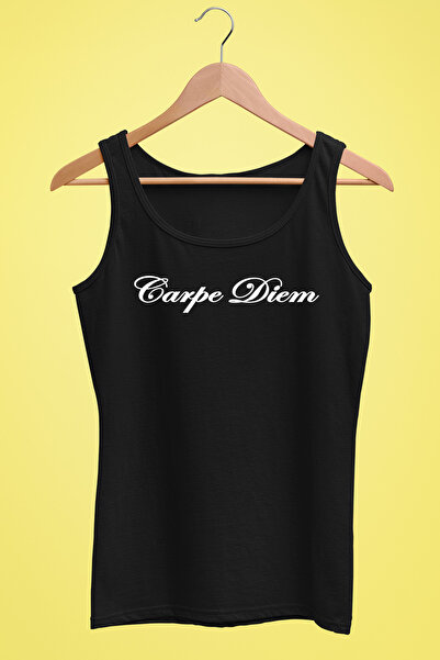 Raf Coll Tricou cu bretele pentru femei Carpe Diem (Catch the Memory) Design ...