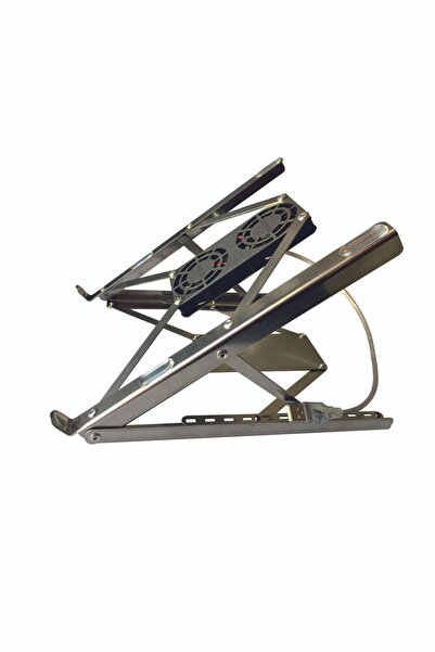 SAKOYA 2F S 202302 iki fanlı, 11 ayarlı Laptop Sogutucu stant, açılır kapanır...