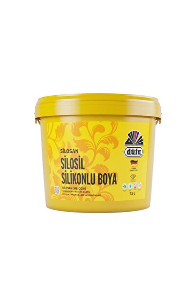 Düfa Silosil Silikonlu Dış Cephe Duvar Boyası 8404 Antik Mavi 7.5 L