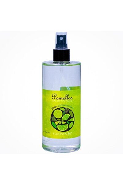 Pomellos Kolonya Lime Calamondin 400 ml, Spreyli, 80 Derece, Pet Şişe