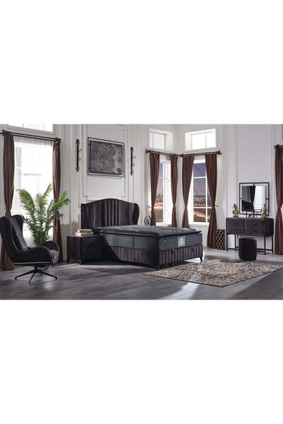 Tutku Yatak Ferro Orthopedic Bölgesel Torba Yay Sistemli Yatak+Baza+Baza Başlığı