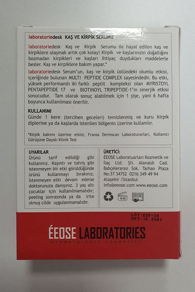 Eeose Laboratorıedesk Eyebrow Eyelash Serum 8 Ml