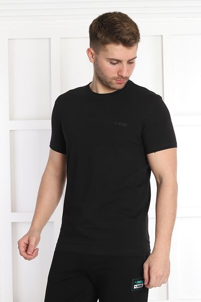 NEED LİFE Green Need Printed Men's Crew Neck T-Shirt