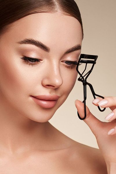 Trade Bazaar Black Eyelash Curling Scissors